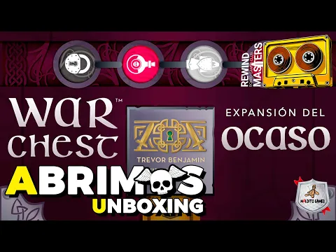 ️ Abrimos WAR CHEST - OCASO (Maldito Games) — ¡Incluye maldades nuevas! | Rewind Masters