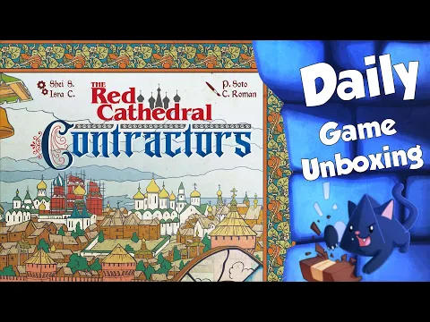 The Red Cathedral: Contractors - Daily Game Unboxing