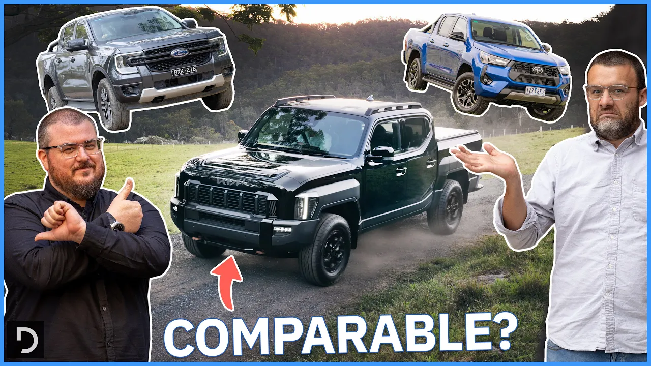 How Does The Kia Tasman Compare To The Ford Ranger & Toyota HiLux | Drive.com.au