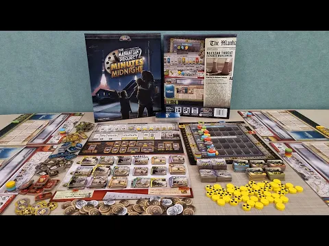 The Manhattan Project 2: Minutes to Midnight - Kutu Oyunu Açılımı Falan - ASMR Board Game Unboxing