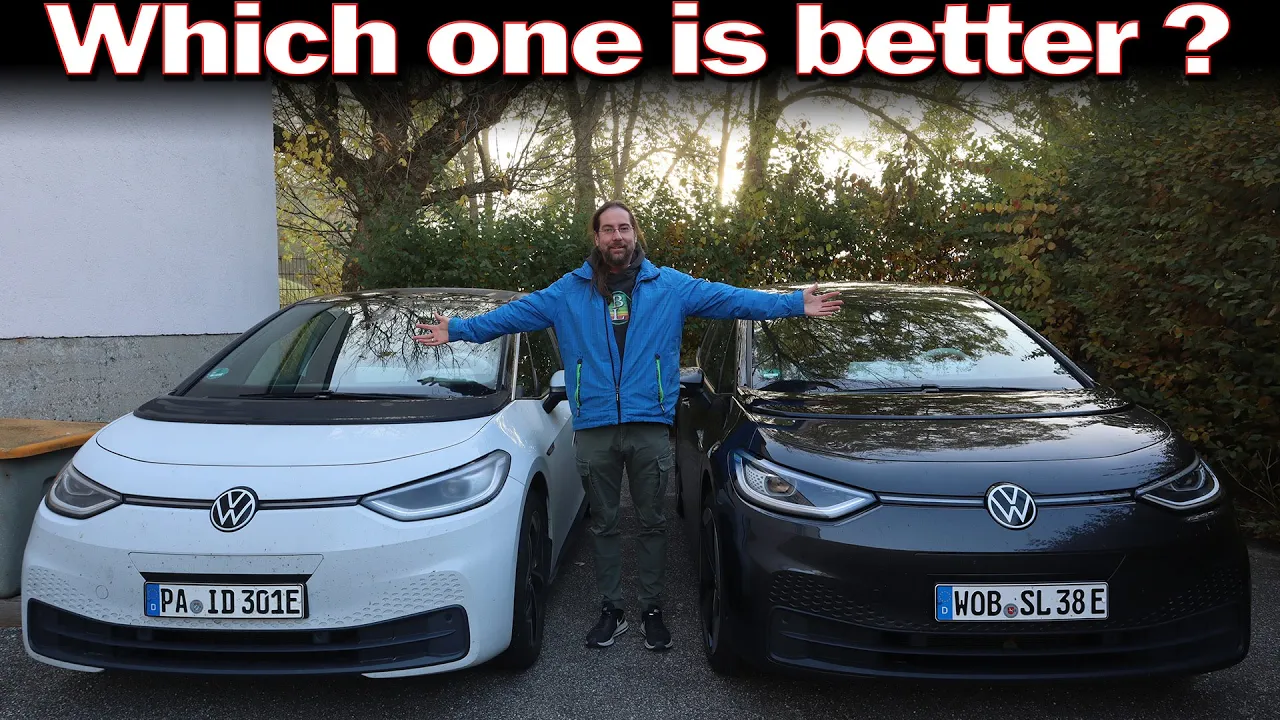 VW Id.3 Pure 45 kWh vs Pro 58 kWh