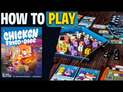 Chicken Fried Dice | How to Play | Learn to Play in 14 Minutes! | Roll & Write Dicey Board Game