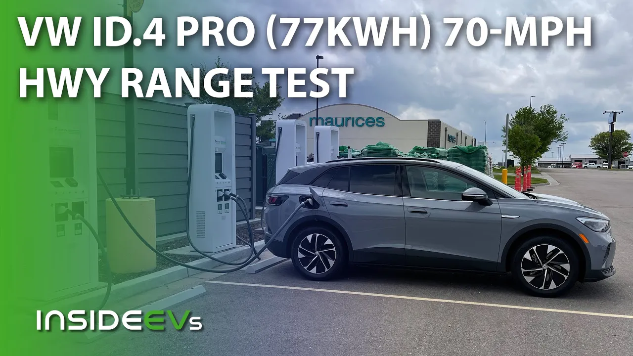 Volkswagen ID.4 Pro RWD Highway 70-MPH Range Test