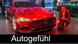 Mercedes-AMG GT Concept REVIEW 815 hp Hybrid attacking Porsche Panamera - Autogefühl