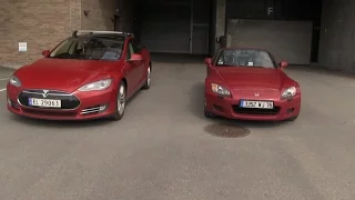 Race #3: Tesla Model S P85 vs Honda S2000