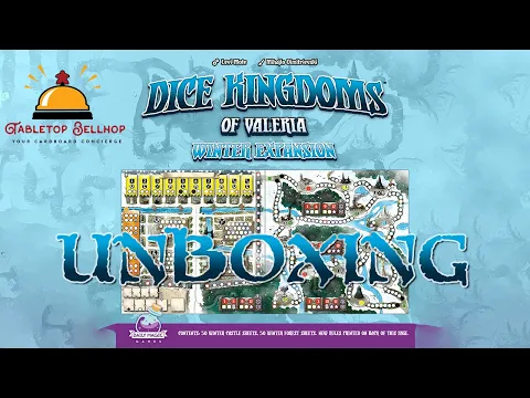 Unboxing Dice Kingdoms of Valeria Winter Expansion