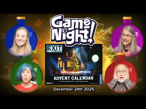 GameNight! 24 Days of Christmas Day 24 - Exit: The Game Advent Calendar - The Missing Hollywood Star