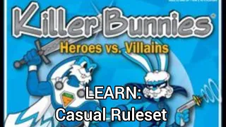 HOW TO PLAY: Killer Bunnies Heroes Vs. Villains (Casual Ruleset)