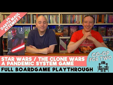 Star Wars The Clone Wars (Pandemic Game): Playthrough #1 (vs Darth Maul)