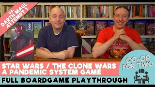 Star Wars The Clone Wars (Pandemic Game): Playthrough #1 (vs Darth Maul)