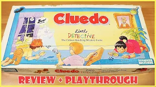Cluedo Little Detective Board Game Review & Playthrough | Board Game Night