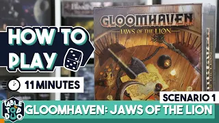 How to Play Gloomhaven Jaws of the Lion in 11 minutes