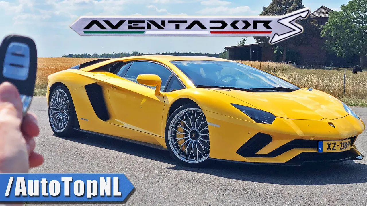 Lamborghini Aventador S V12 REVIEW *348KM/H* on AUTOBAHN [NO SPEED LIMIT] by AutoTopNL