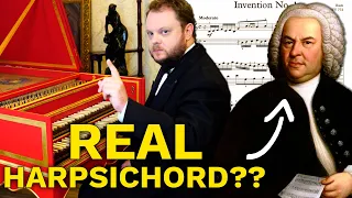 BACH - 2 Part Invention N. 1 on Harpsichord