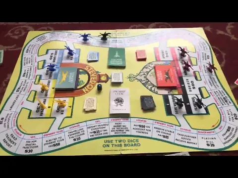 Totopoly - grand old game from decades ago. Horse racing.