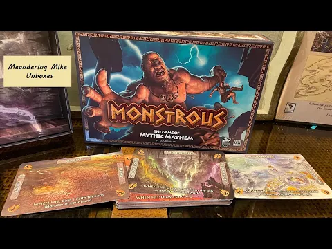 Unboxing Monstrous - A Game of Mythic Mayhem