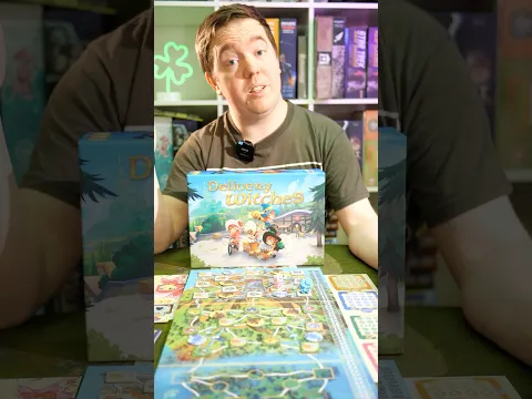 How to play Delivery Witches #shorts #boardgames #shortvideo #shortsfeed
