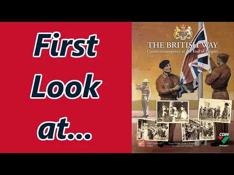 First Look at COIN The British Way