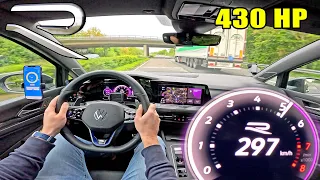 VW GOLF R MK8 *TUNED* // Will it do 300KMH on the AUTOBAHN?!
