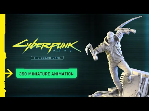 Cyberpunk 2077 - The Board game; V with Mantis Blades miniature