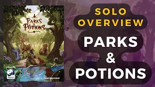 Parks and Potions Board Game Gameplay Overview (A Few Rounds of Play) | DaniCha
