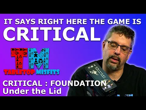 It's a cross between a Boardgame and an RPG, it's Critical : Foundation