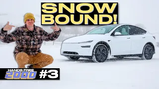 Does Full-Self Driving Actually WORK in the Snow? The Answer May Surprise You! Hands-Free 2000 Ep. 3