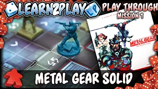Learn to Play Presents: Metal Gear Solid mission 1 Play Through