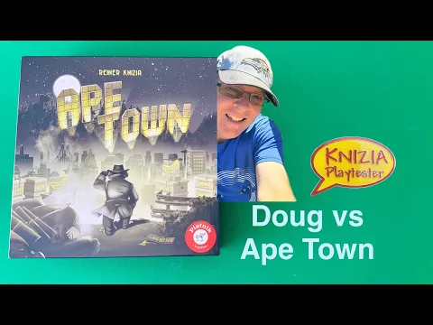 Doug vs Ape Town, a 2025 board game from Reiner Knizia and Piatnik.