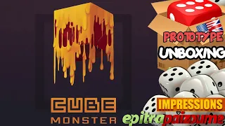 Cube Monster - Prototype Unboxing & Impressions (EN) by Epitrapaizoume