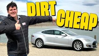 1 Month With a DIRT CHEAP Tesla Model S: Is It Trash or Terrific?