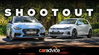 DRAG RACE/Comparison: i30 N v Golf GTI - Hyundai v Volkswagen review