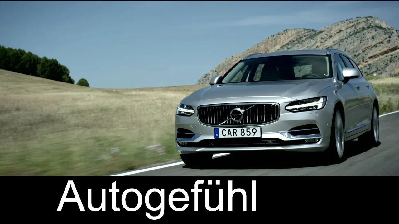 New Volvo V90 & S90 Exterior/Interior/Driving Footage Neu 2017/2016 - Autogefühl