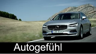 New Volvo V90 & S90 Exterior/Interior/Driving Footage Neu 2017/2016 - Autogefühl