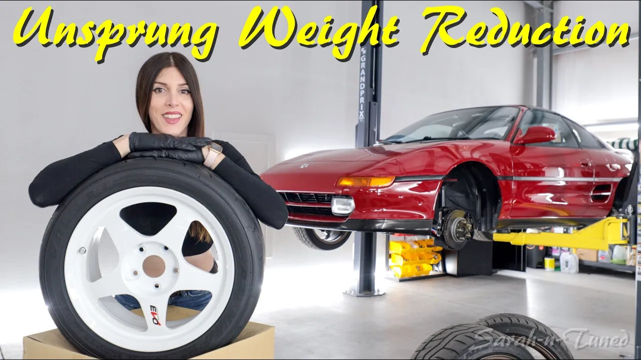Losing Unsprung Weight! // My MR2's Double Stagger Wheel & Tire Setup