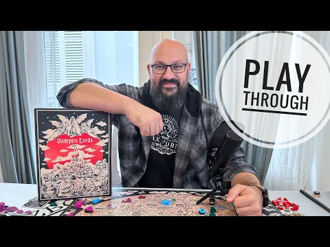 Vampire Lords board game | playthrough | how to play