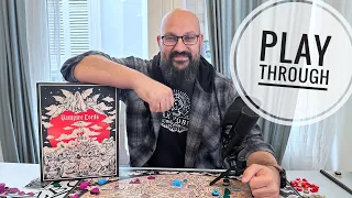Vampire Lords board game | playthrough | how to play