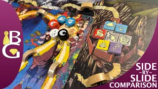 Bridges of Shangri-La — Side-by-Slide Board Game Comparison