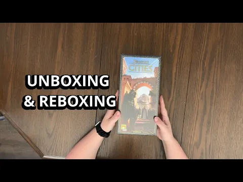 7 Wonders: Cities Expansion - Unboxing and Reboxing - What's in the Box?