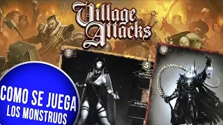 VILLAGE ATTACKS español. Cómo jugar. Los monstruos 😈