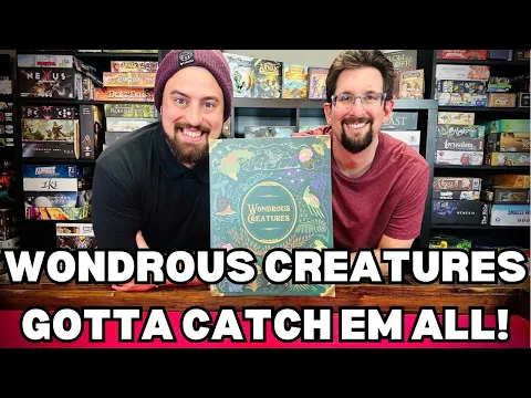 Wondrous Creatures Board Game Review - First Impression - Kickstarter - Bad Comet