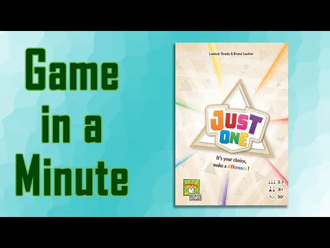 Game in a Minute: Just One