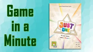 Game in a Minute: Just One