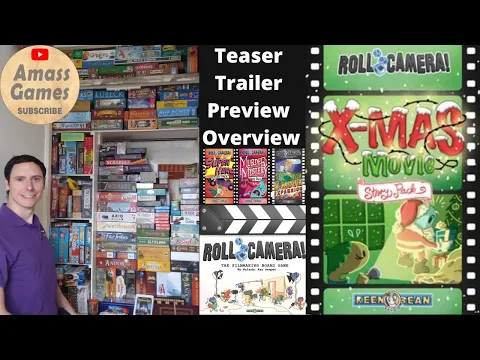 Roll Camera: Story Pack – X-mas Movie  unboxing teaser trailer preview overview AmassGames expansion