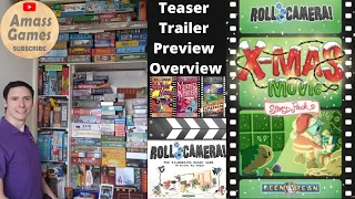 Roll Camera: Story Pack – X-mas Movie unboxing teaser trailer preview overview AmassGames expansion