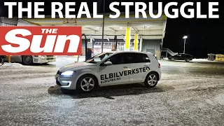 I drove a 12-year old VW e-Golf to -26°C and I was shocked!