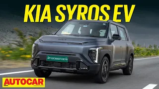 Kia Syros EV review - The best EV under Rs 20 lakh? | First Drive | Autocar India