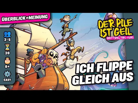 CAPTAIN FLIP - Brettspiel - Der Pile ist geil