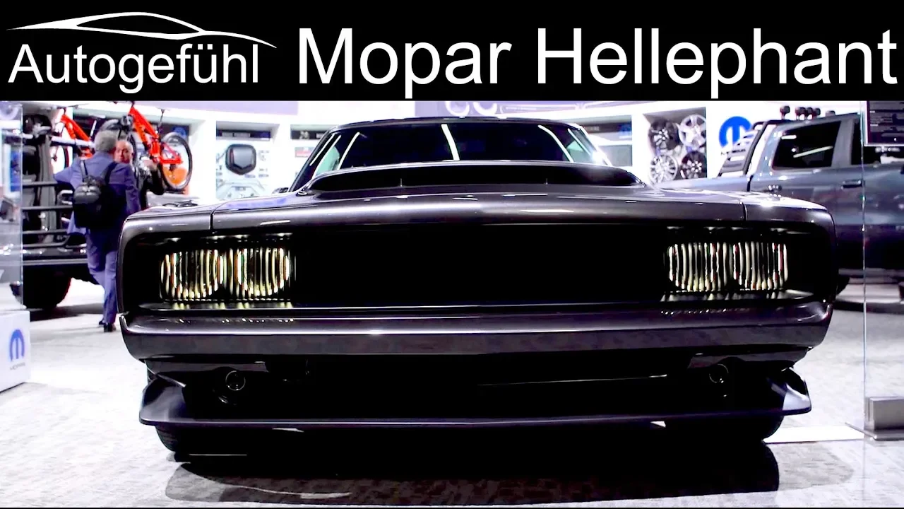 Mopar Hellephant 1000 hp engine with Super Charger car Special - Autogefühl