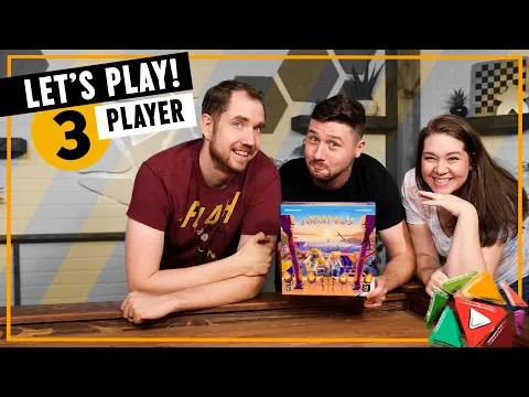 Let's Play AKROPOLIS | Play the Game Episode 20 | 3 Player Board Game Playthrough